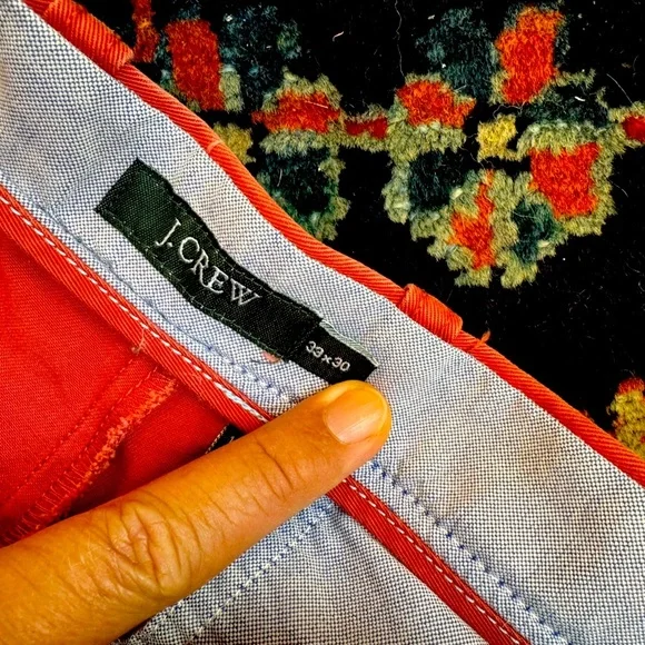 J. Crew Men’s Preppy Classic Fit embroidered Fish Pants 33x30 - Picture 3 of 6